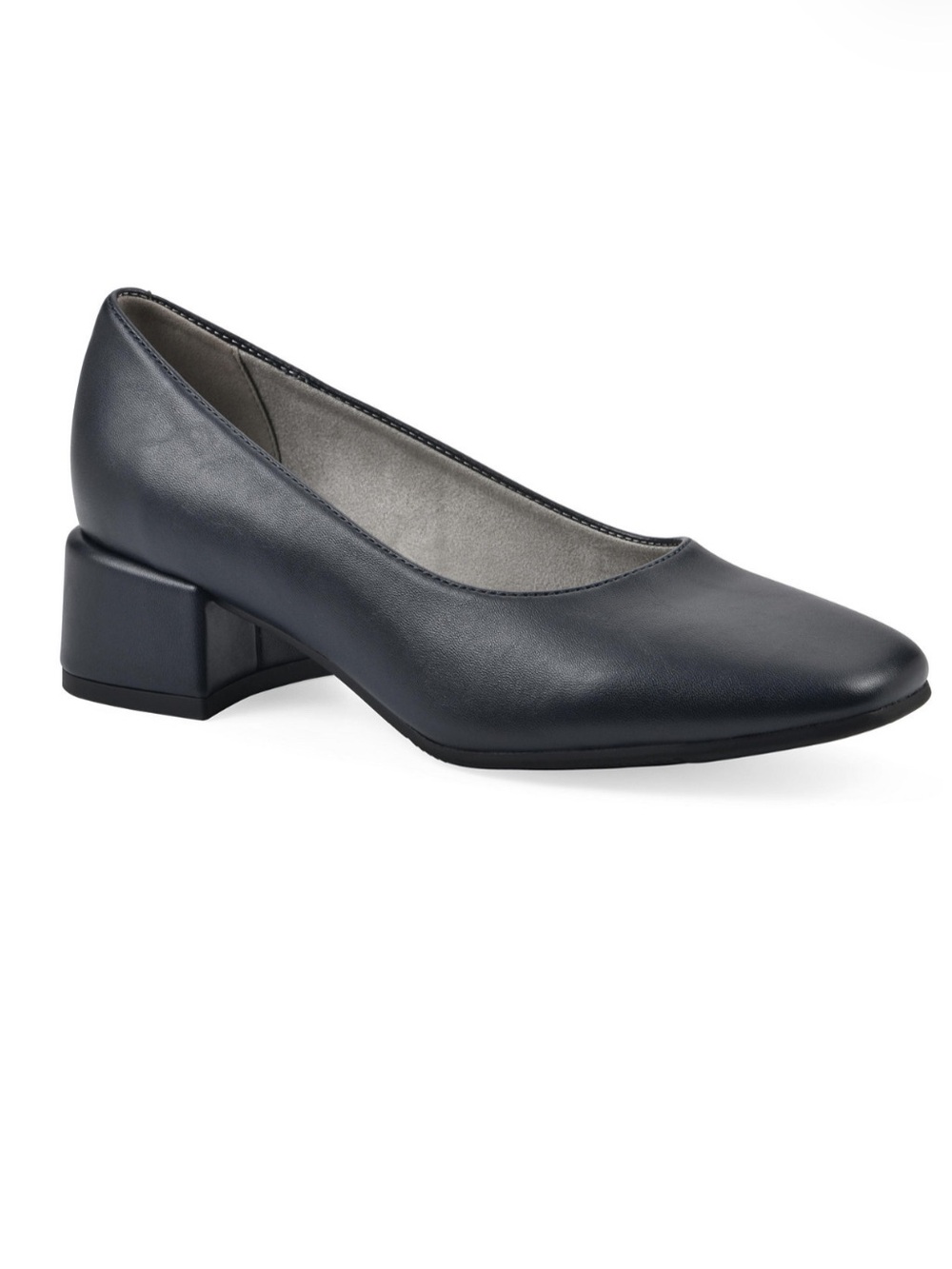 WIDE WIDTH Cliffs by White Mountain Women's Quintesa Block Pumps Size 7.5